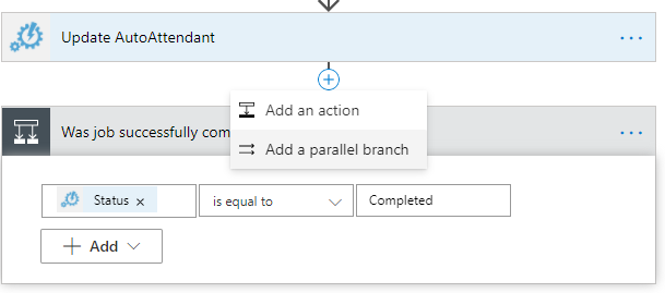 Add a parallel branch